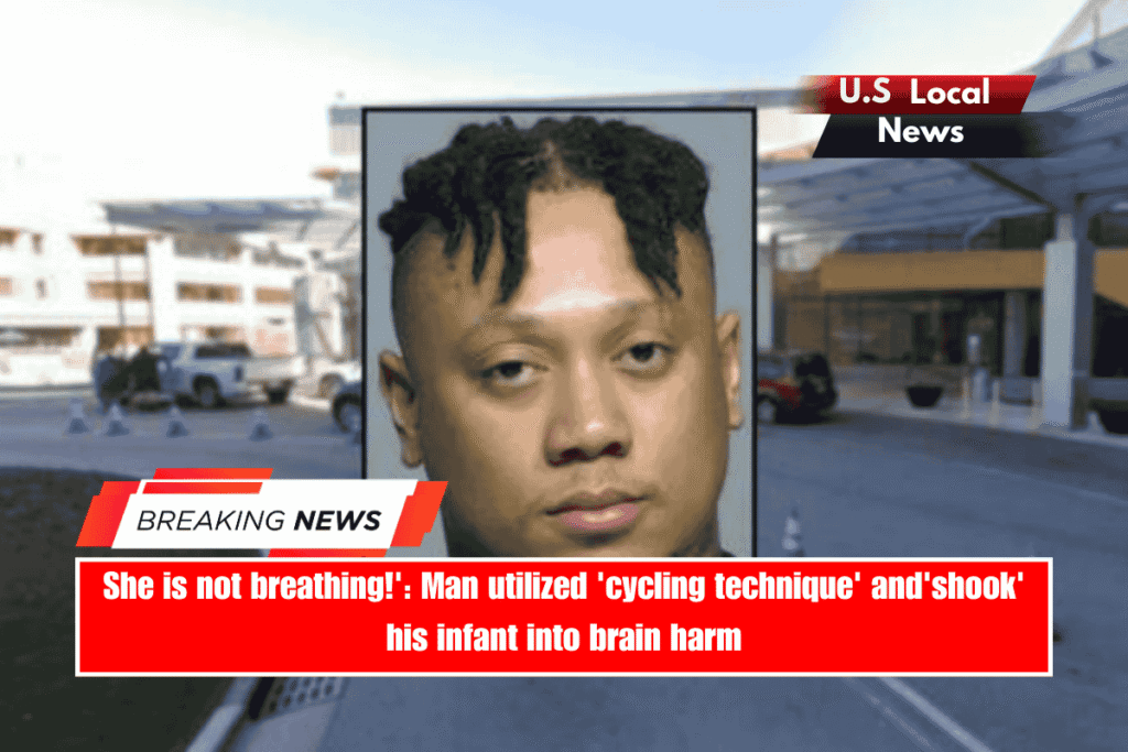 She is not breathing!' Man utilized 'cycling technique' and'shook' his infant into brain harm