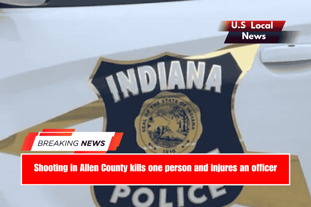 Shooting in Allen County kills one person and injures an officer
