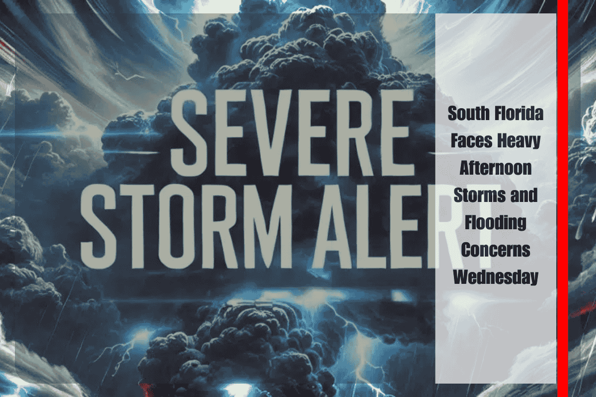 South Florida Faces Heavy Afternoon Storms and Flooding Concerns Wednesday