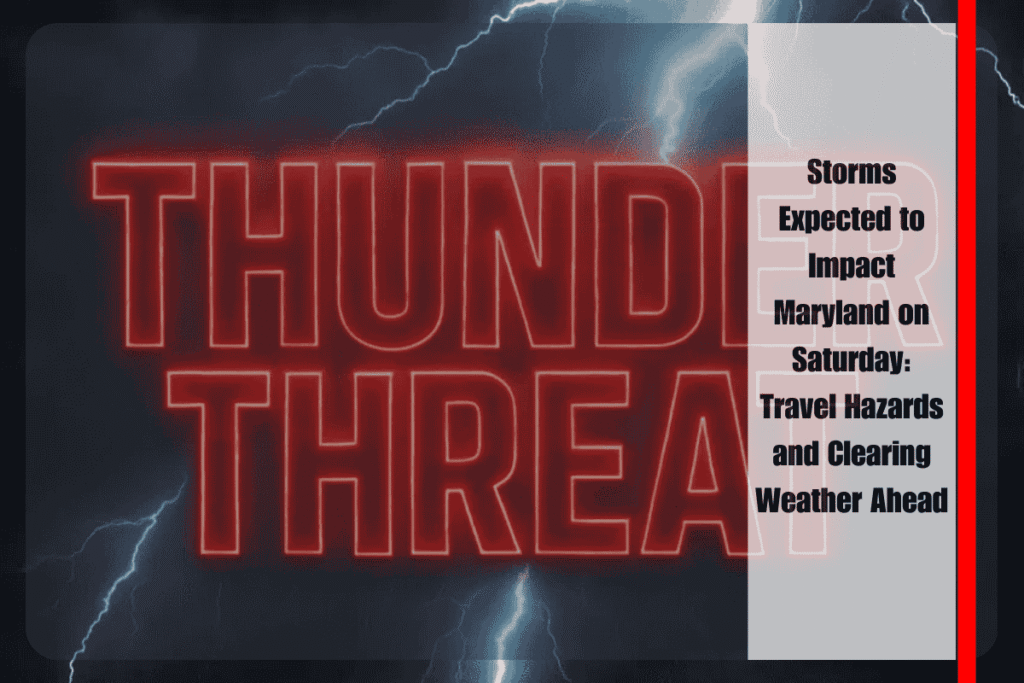 Storms Expected to Impact Maryland on Saturday Travel Hazards and Clearing Weather Ahead