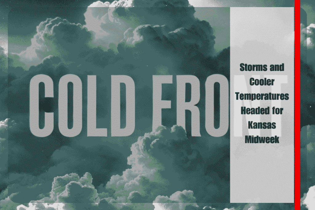 Storms and Cooler Temperatures Headed for Kansas Midweek