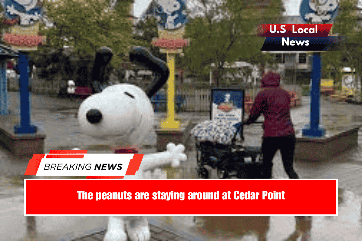 The peanuts are staying around at Cedar Point