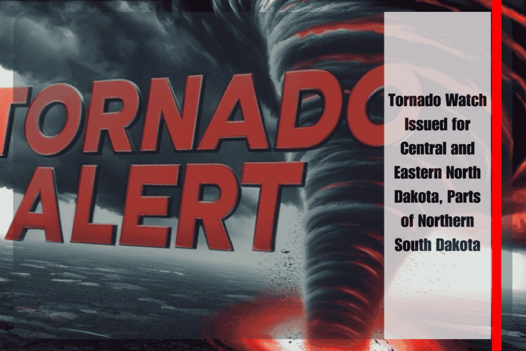 Tornado Watch Issued for Central and Eastern North Dakota, Parts of Northern South Dakota