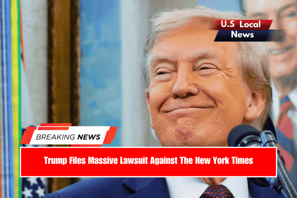 Trump Files Massive Lawsuit Against The New York Times