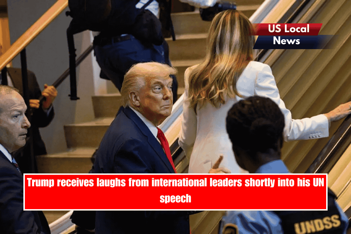 Trump receives laughs from international leaders shortly into his UN speech