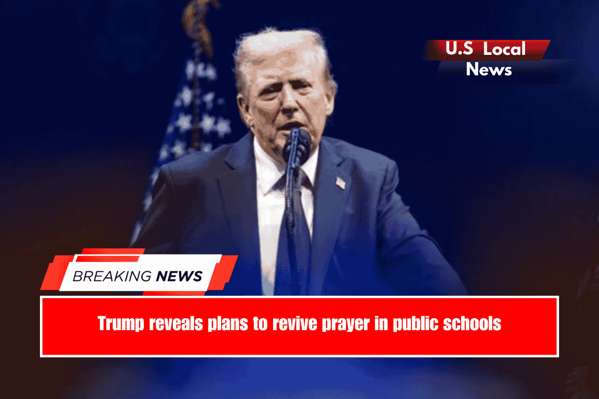 Trump reveals plans to revive prayer in public schools