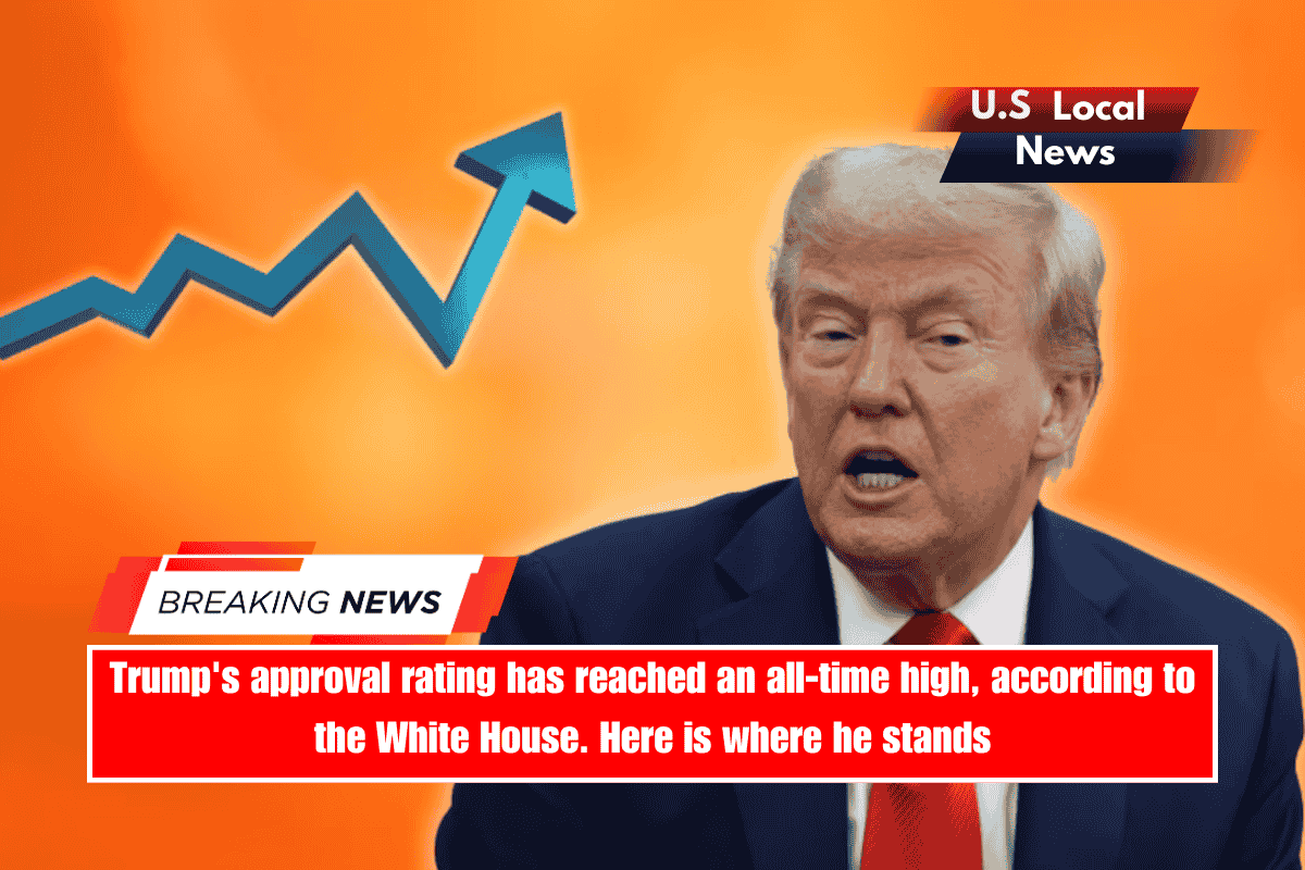 Trump's approval rating has reached an all-time high, according to the White House. Here is where he stands