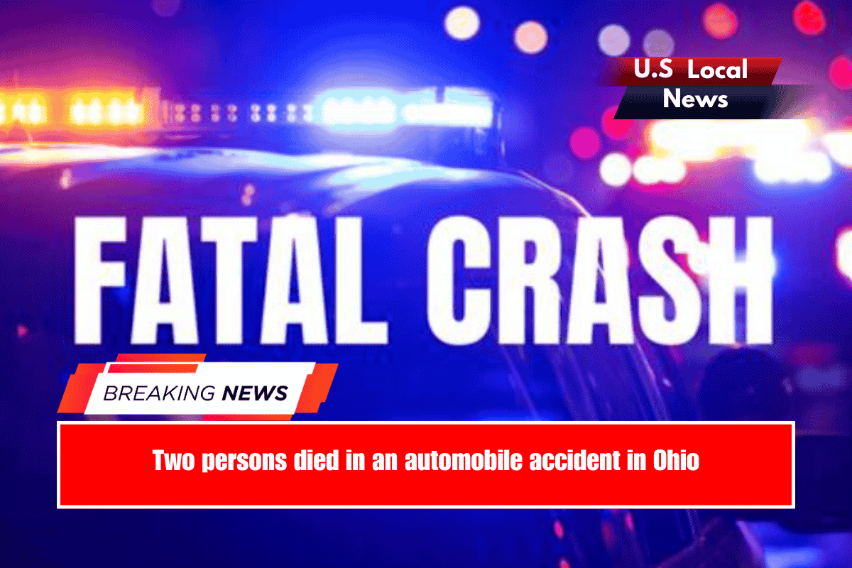 Two persons died in an automobile accident in Ohio