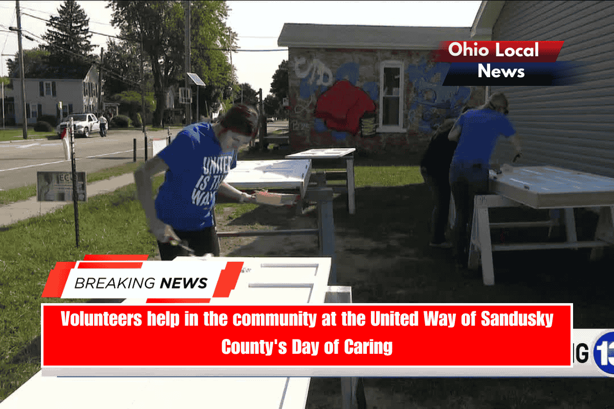 Volunteers help in the community at the United Way of Sandusky County's Day of Caring