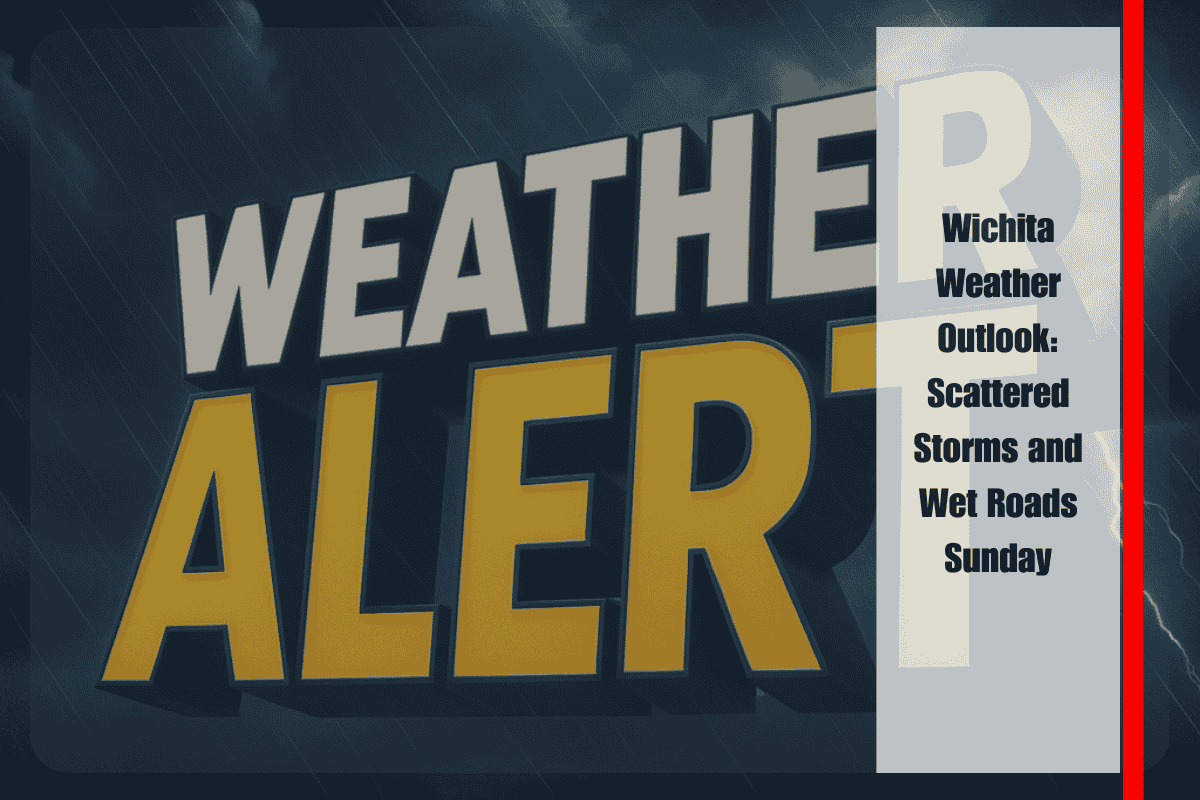 Wichita Weather Outlook Scattered Storms and Wet Roads Sunday
